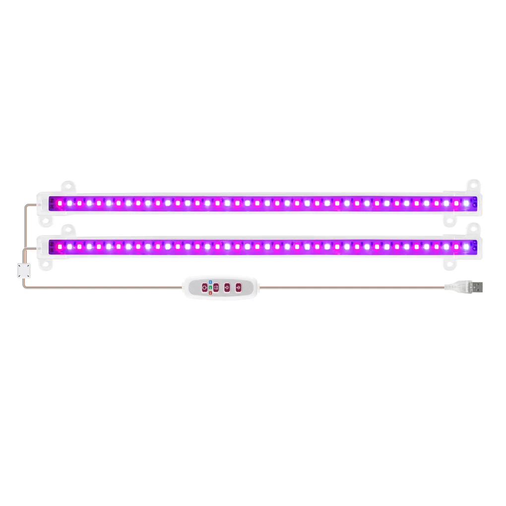 LED Growing USB Light Strips ABS Phytolamp 5 Lighting Modes Adjustable Lantern Full Spectrum Lights for Office Indoor Greenhouse