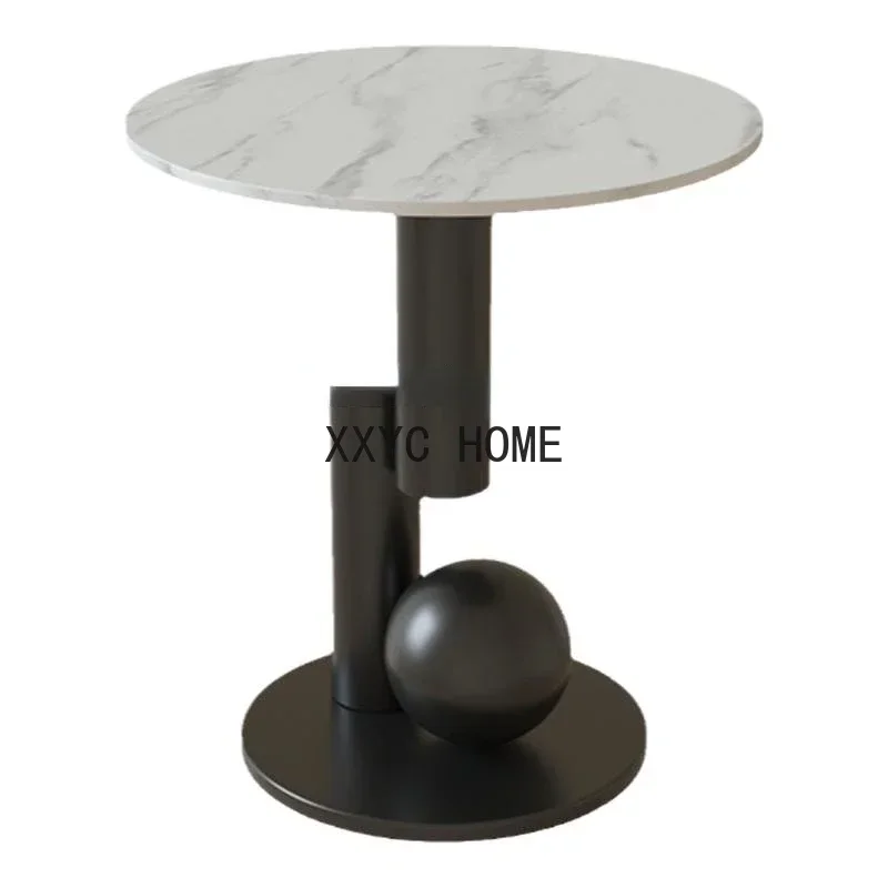 

Nordic Mild Luxury Marble Side Table Modern Living Room Coffee Table Small round Table Creative Corner