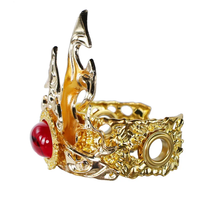 Accessori per la corona dei capelli del guerriero dell'espadaccino antico cinese Film cinesi di Kung Fu Fighter Prince Cosplay Hanfu Festa di Halloween