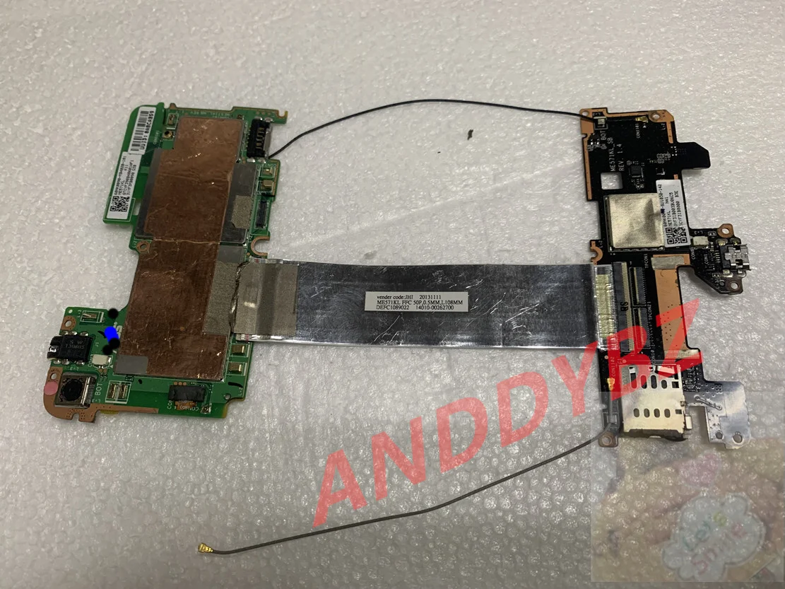 Original For Asus Google Nexus 7 ME571KL MB REV 1.7   K008 K009 Motherboard WITH SSD  system  Tested Fast Shipping