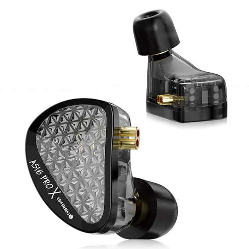 Imagen 2 del producto KZ AS16 PRO X-auriculares internos AS16 PRO X 16BA, 8 armadura equilibrada, alta calidad de sonido, Monitor HiFi, ASX ZS10PRO AST AS12