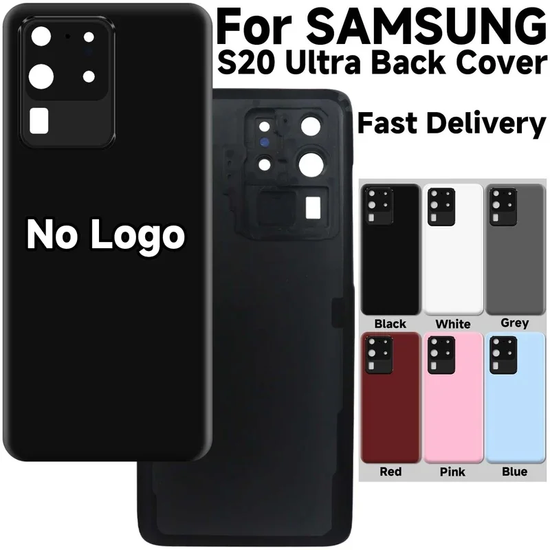 Для SAMSUNG S20 Ultra G988B G988U G988: задняя крышка батарейного отсека, корпус, панель, детали крышки камеры, крышка батарейного отсека.