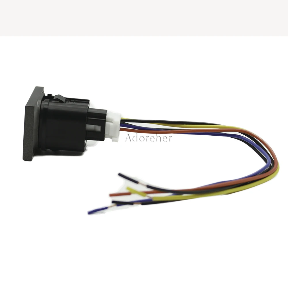 Car LED BSM Radar Sensor Light Heat Steering Wheel Power Switch Button Light for Ford Focus 2 MK2 2009 2010 2011 Accessories