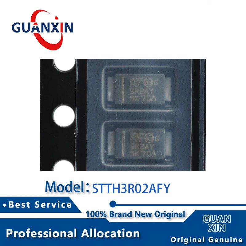 

100% New STTH3R02AFY SOD-128 Marking 3R2AY STTH3R02