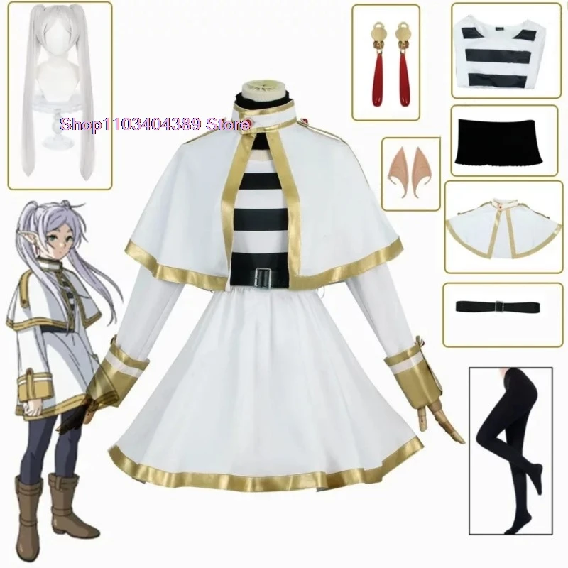 

Anime Frieren At The Funeral Frieren Cosplay Costume Halloween Christmas Gift Fancy Stage Performance Props Anime Cosplay Outfit