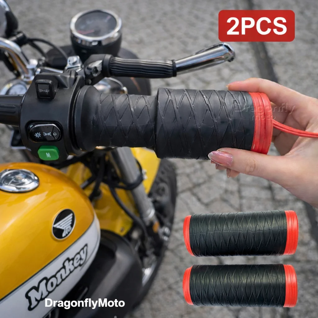 

Силиконовые чехлы на руль мотоцикла для Honda Monkey Z-125 Z125 Z 125, самозатягивающиеся, нескользящие, для мотоциклов