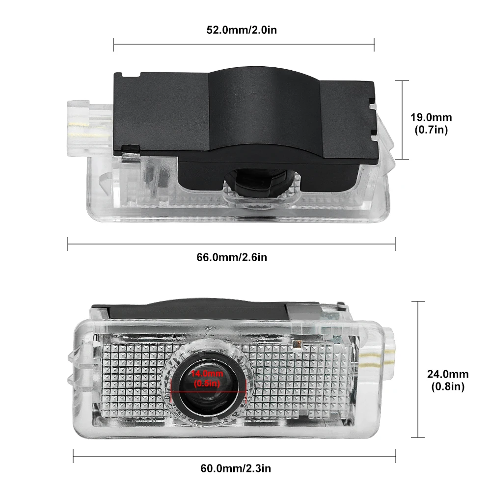 LED Car Logo Welcome Door Light Laser Projector Lamp For Mercedes Benz CLS W218 X218 C218 W117 A207 C207 CLA  AMG C117 E Couple - view 4