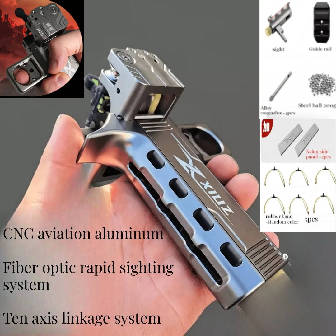 High Quality Outdoor CNC Aluminum Alloy Portable Shooting High-precision Automatic Loading Rapid Fire Hunting Tool