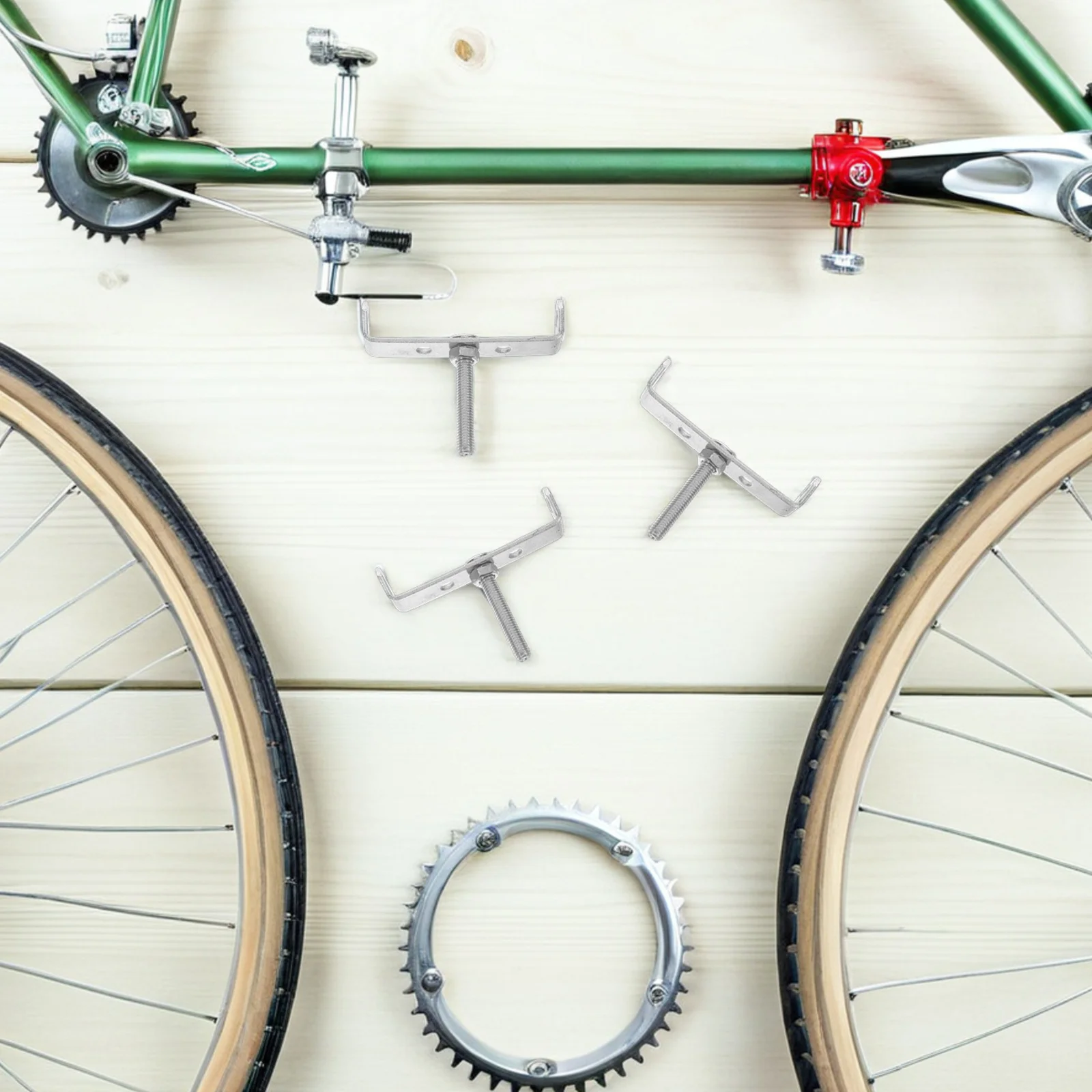 10Pcs Bike Cargo Rear Rack Connector Heavy-Duty U-Mount Bracket for Secure Luggage Transport Performance