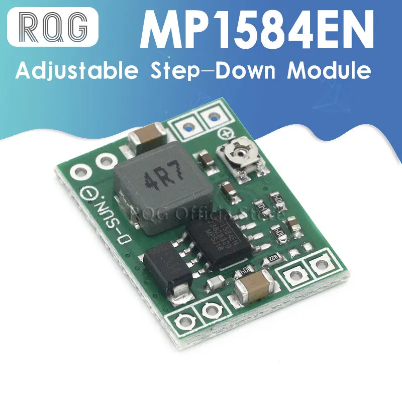 Ultra-Small Size DC-DC Step Down Power Supply Module MP1584EN 3A Adjustable Buck Converter for Arduin0 Replace LM2596