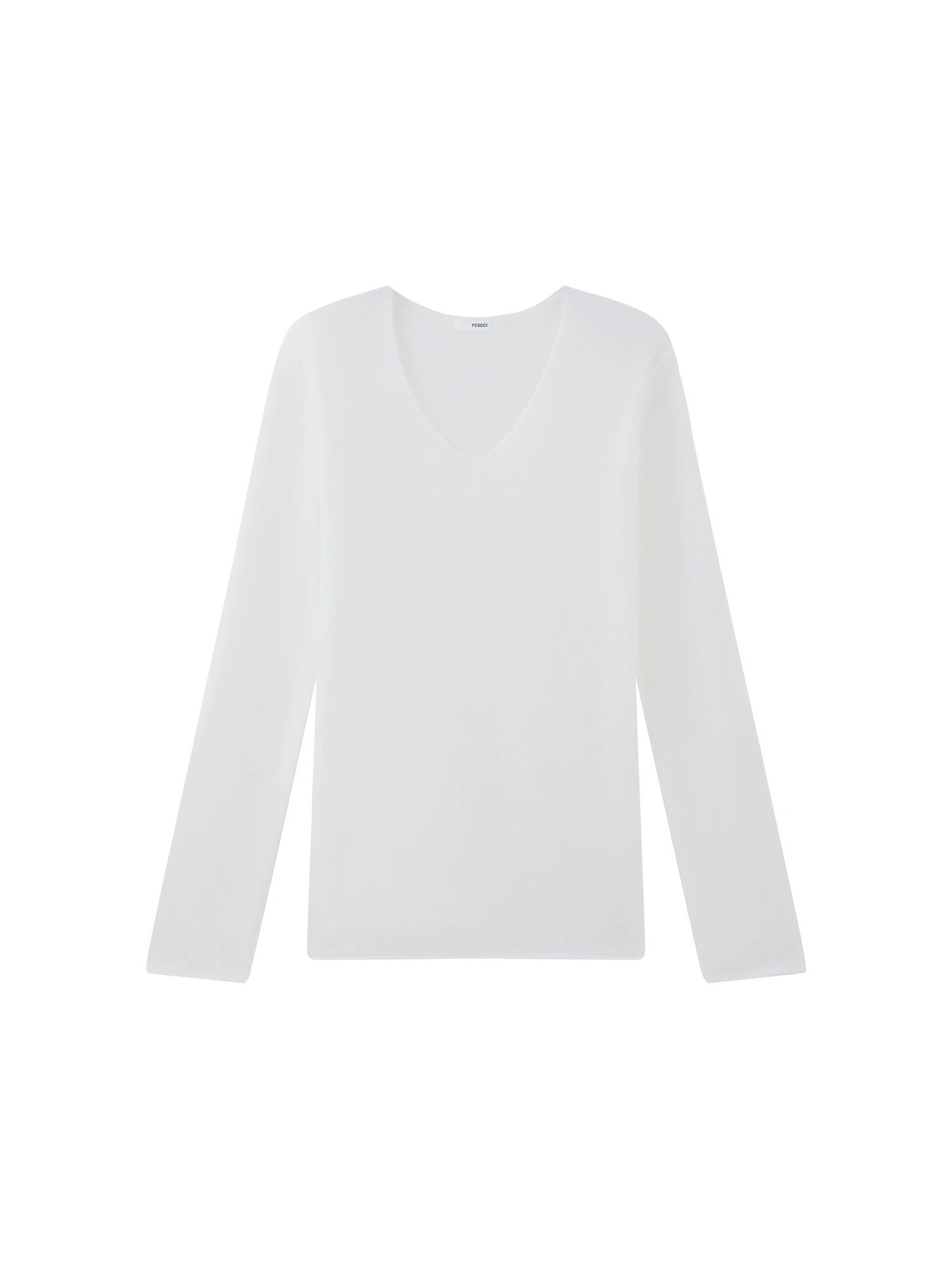 

Yescci Pure Color V-Ne Pullover Sweater Women Early Autumn Thin New Sle Top S553306 Ladies Faion Lightweight Knitwear