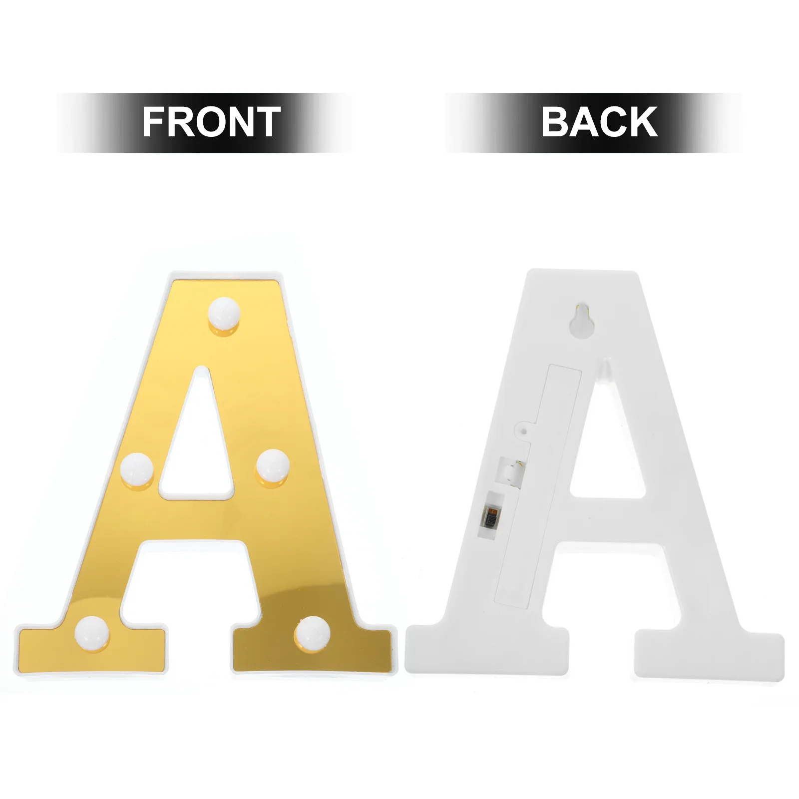 

Alphabet Letter A LED Light Decorative Lamp for Bedroom Party Wall Decor Night Light Modeling Sign Unique Gift Operated