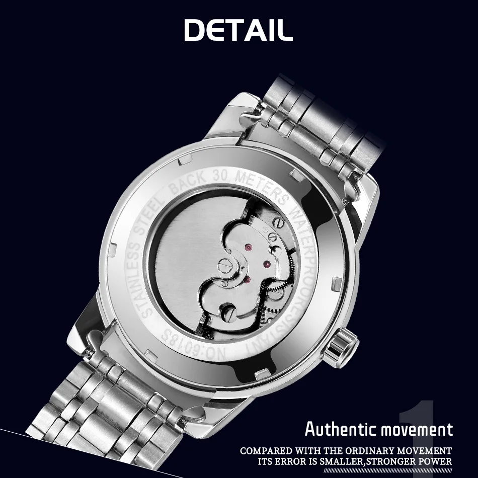 New FORSINING Original 3D Diamond Men Watches Top Luxury Automatic Mechanical Moon Phase Tourbillon Wrist watch Waterproof Clock