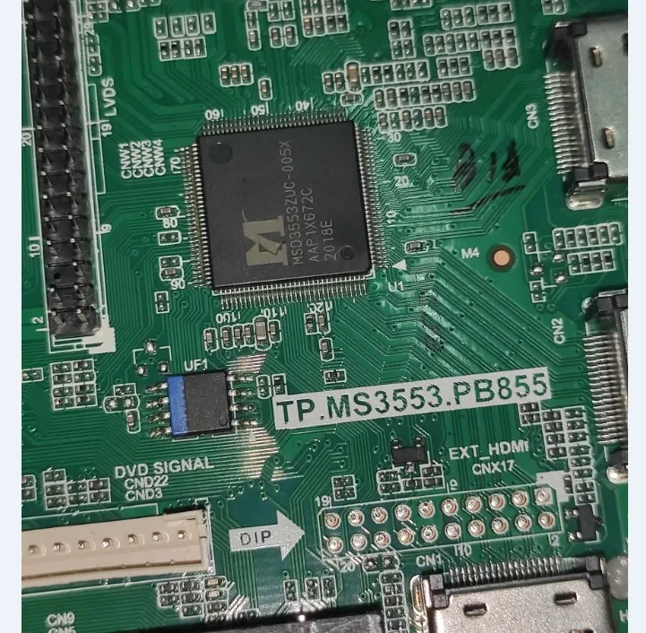 Ferr envio! Tp. ms3553.pb855 fonte de alimentação retroiluminação inversor três em uma tv placa-mãe 65w 350ma trabalhando bem