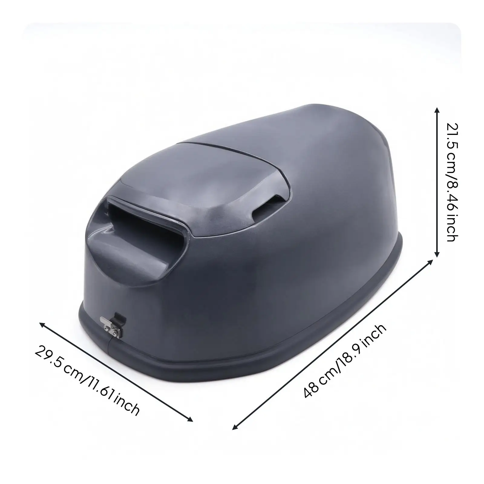 Outboard Motor Cover Hard Outboard Cowl Molded Engine Cowl for Boaters,