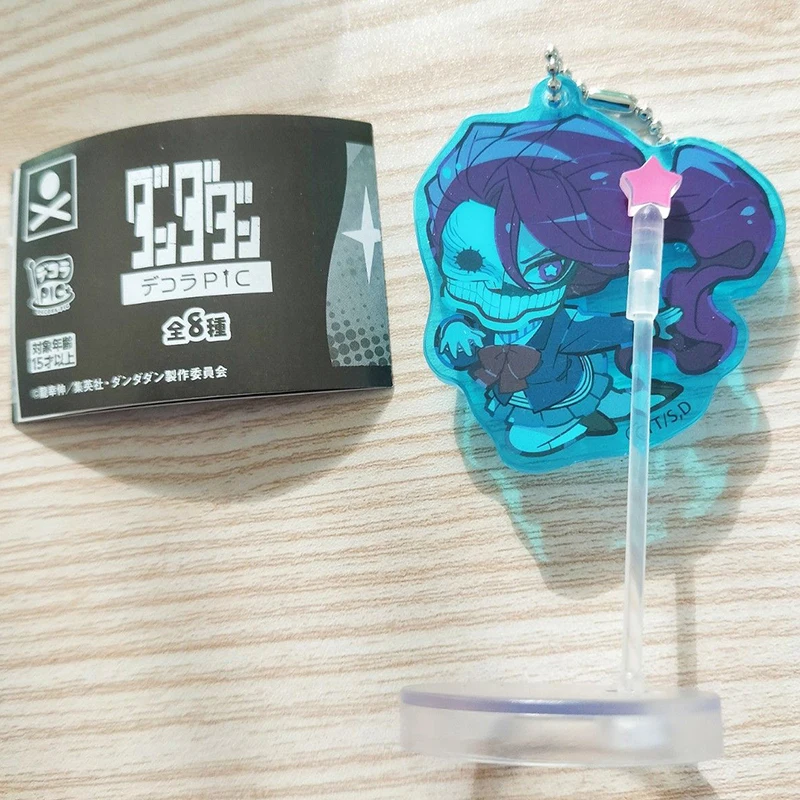 Stand Stones Gashapon Anime New DanDaDan Figure Highway Granny Ayase Momo Okarun Birthday Plaque Cute Rubber Pendant Cartoon Toy