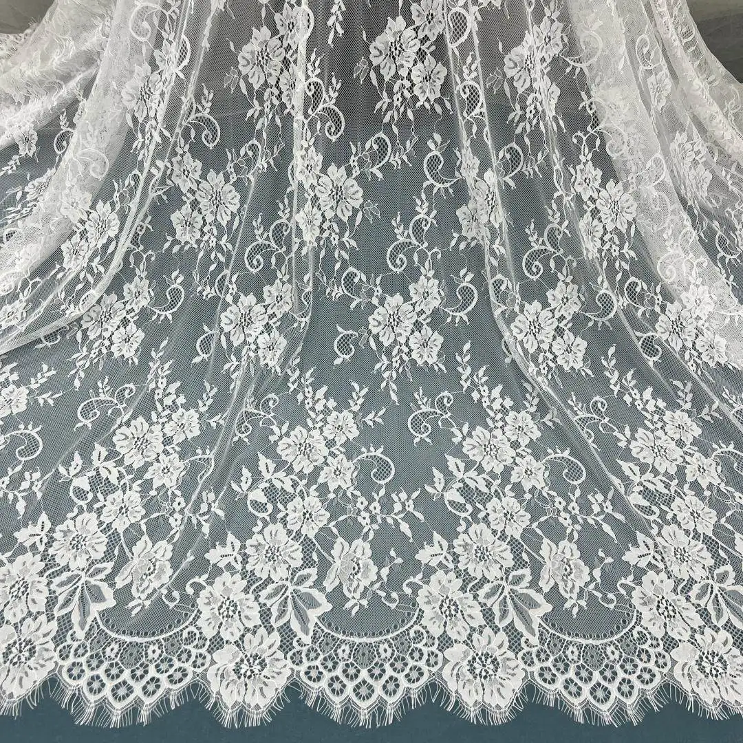 Kleidung, Wimpern, klassischer Blumenspitzenstoff, Hochzeitskleider, Stirnbänder, Vorhänge für Zuhause, Dekorationen, Schnittmuster zum Nähen – Detail 2