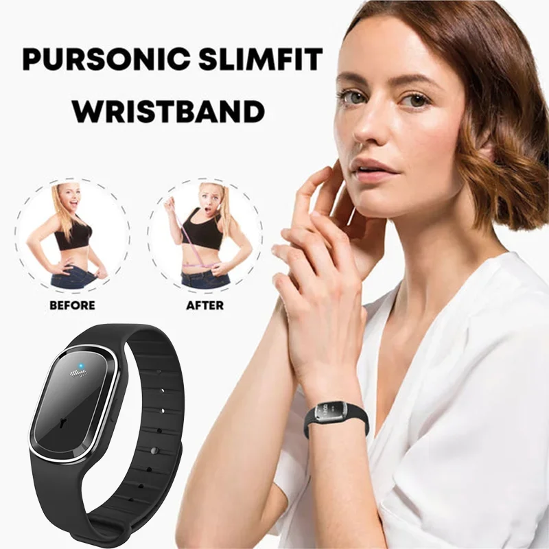 Pulsera ultrasónica ultra-tech con forma de cuerpo para hombres y mujeres, pulsera de pérdida de peso, salud adelgazante