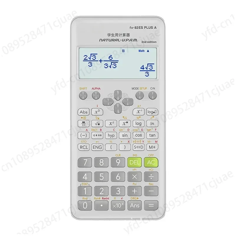 2025 New Scientific Function Calculator Fx-82es Plus A Student Exam Multifunctional Function Calculator Accounting Cpa Special