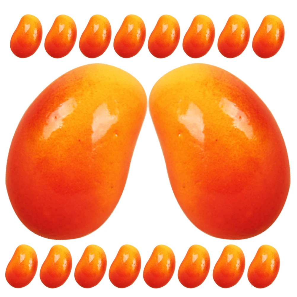 

32pcs Mini Artificial Mangos Fake Miniature Mangos Miniature Artificial Fruits Models For House Photo Props Desktop Decor