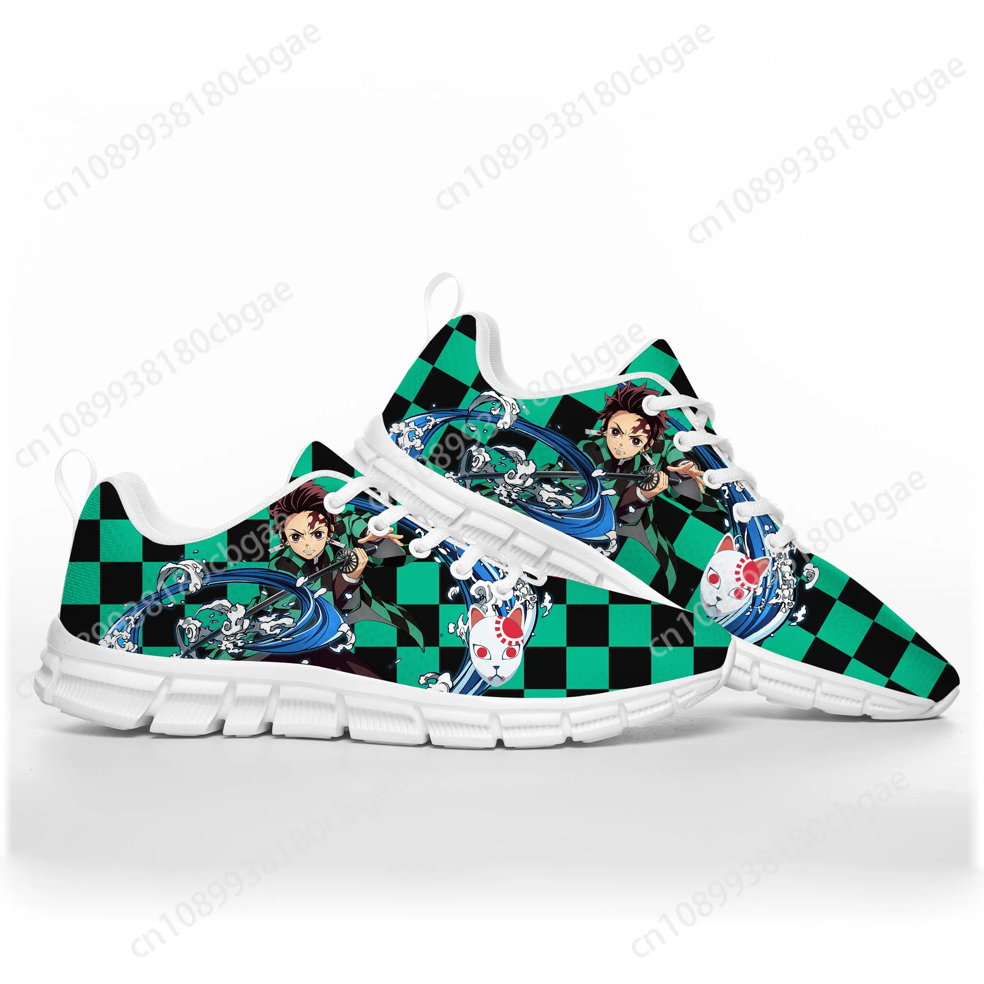 Anime Demon Slayer Kimetsu No Yaiba Sports Shoes Tanjirou Nezuko Mens Womens Teenager Sneakers High Quality Sneaker Custom Shoes