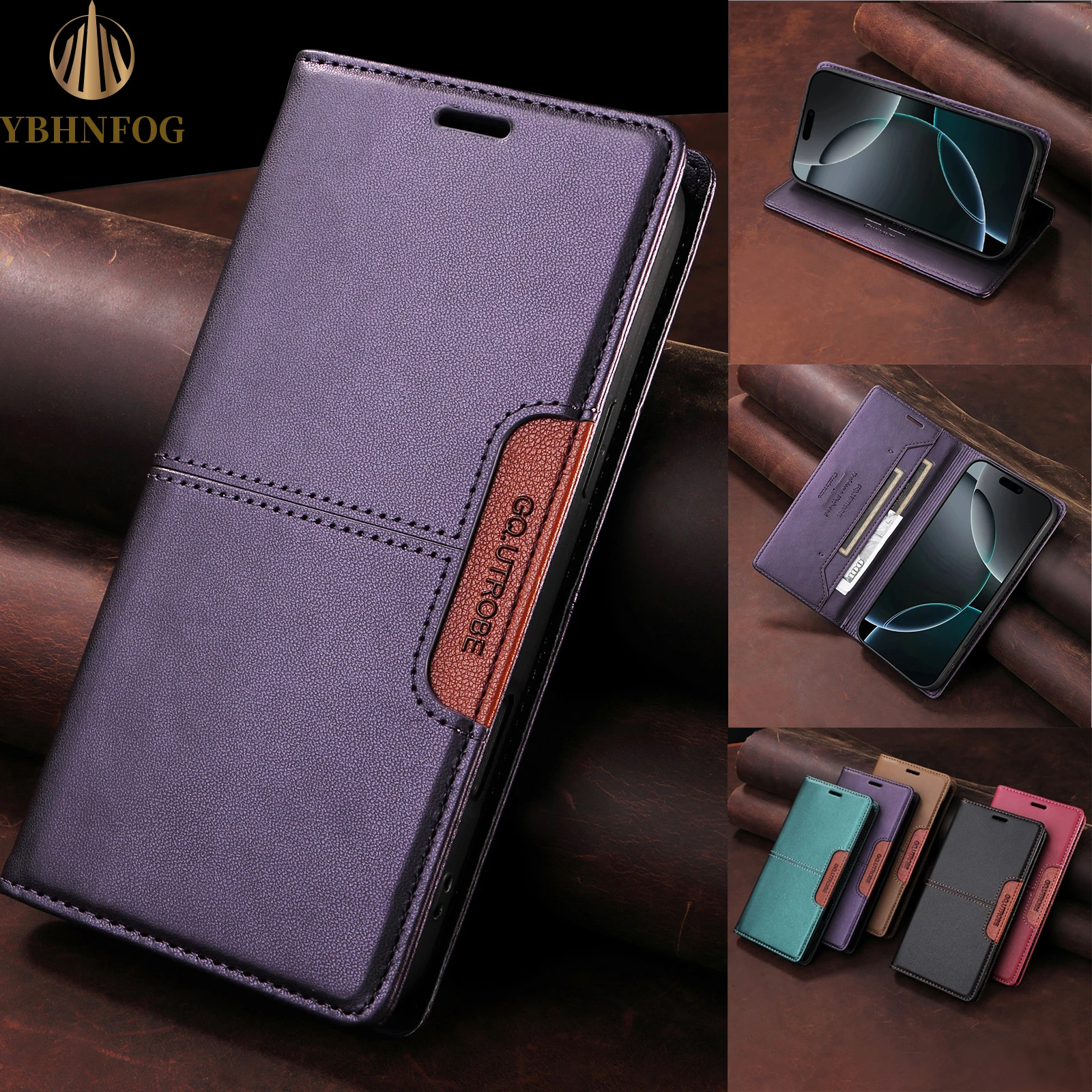 Custodia in pelle Flip per Samsung Galaxy A50 A51 A12 A13 A23 A14 A15 A16 A32 A52 A72 A33 A53 A73 A34 A54 A25 A35 Portafoglio Copertura del telefono