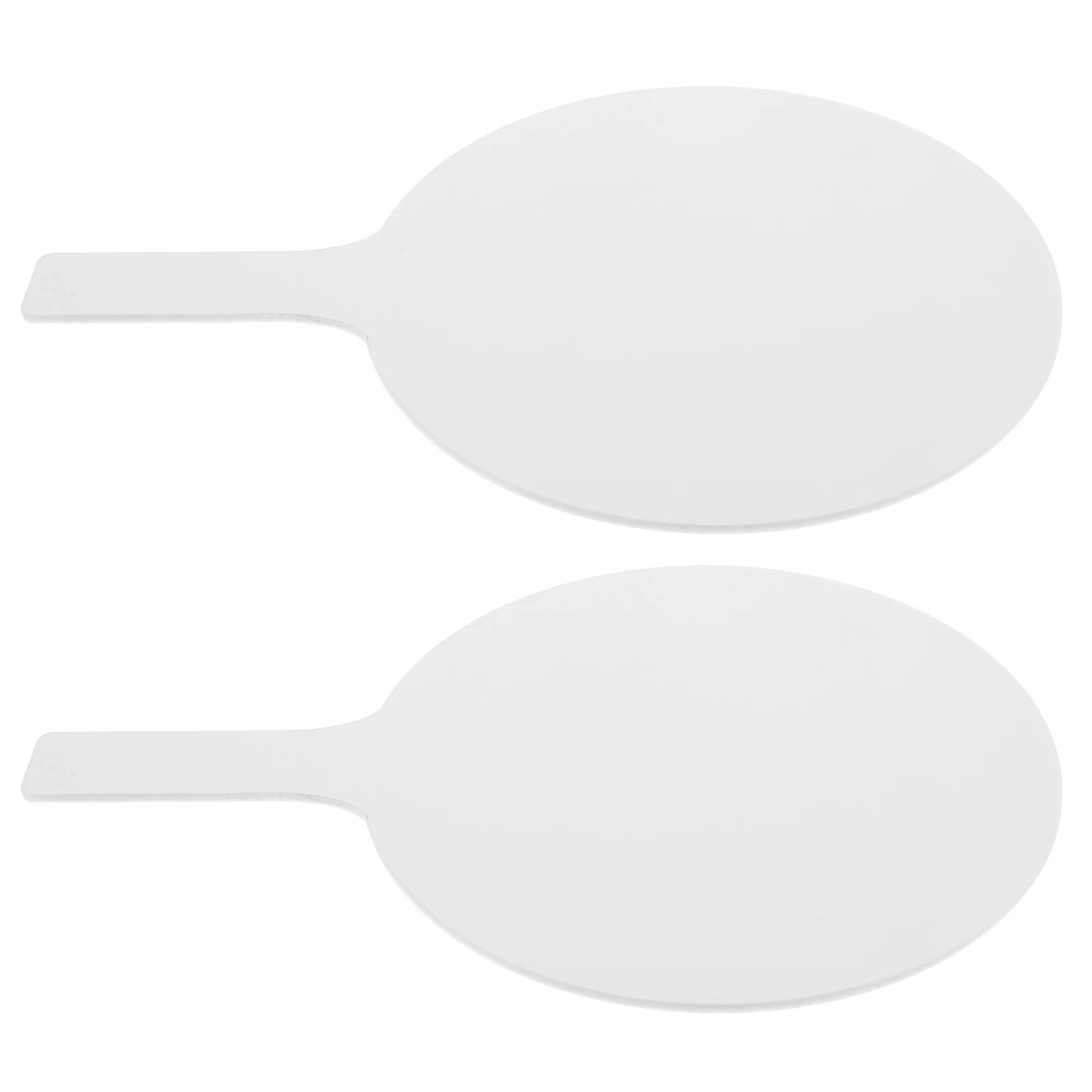 2 قطعة لوحة مجداف للإجابة على المسح الجاف ألواح بيضاء محمولة للطلاب والمعلمين وأنشطة الفصول الدراسية قابلة لإعادة الاستخدام وسهلة التنظيف