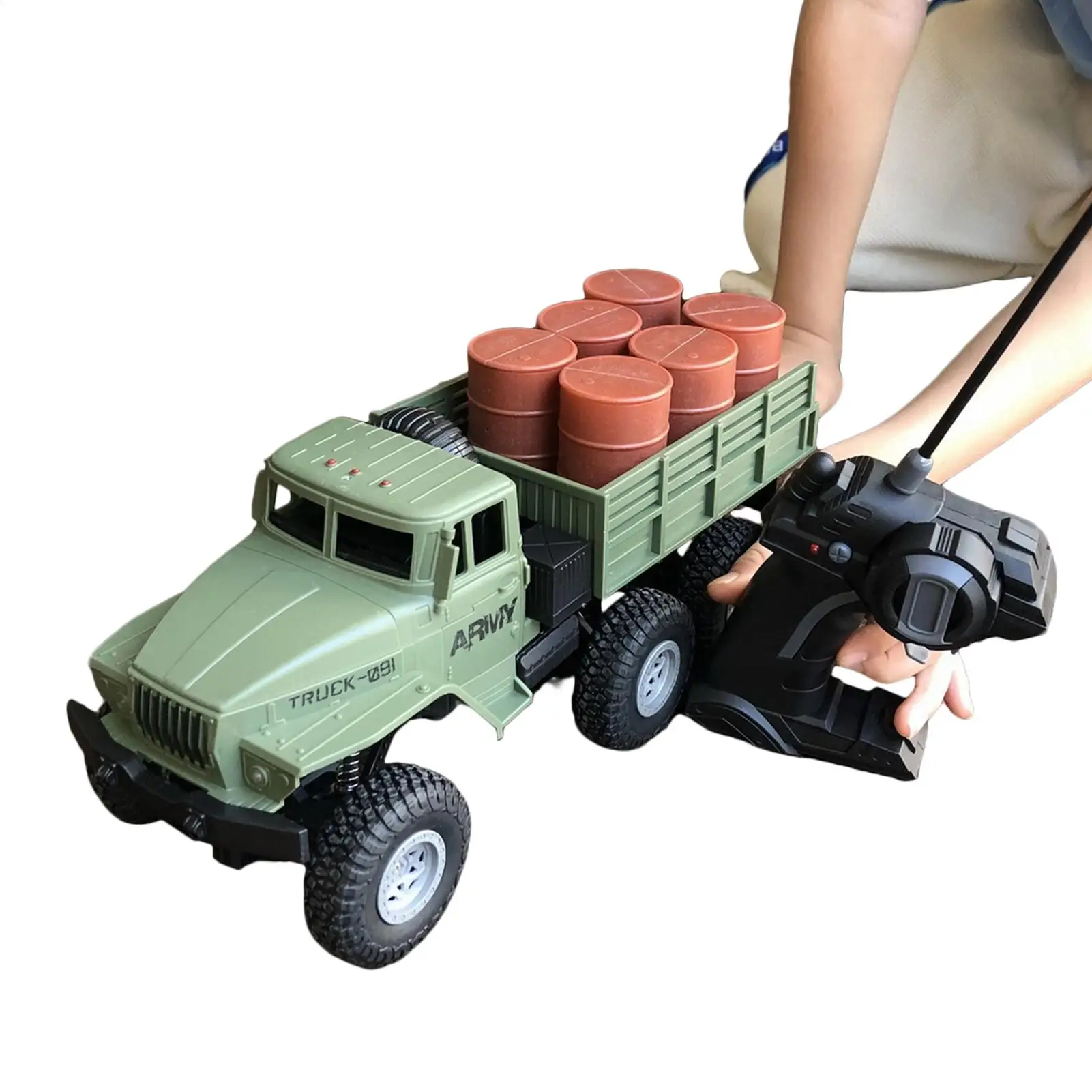 

Remote Control Car RC Outdoor Truck Toy Lighted Vehicles With Music For Boys Toddler Adults Birthday Christmas Outdoor Road