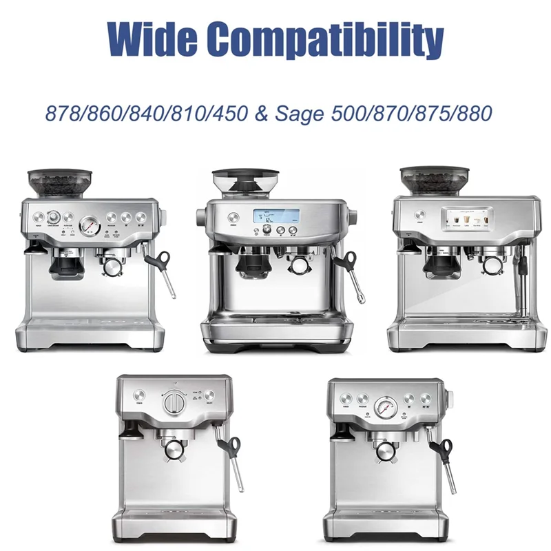 Aparatos de compras Junta de 5 piezas Gel de sílice beige-amarillo para máquina de café expreso Breville 878/870/860/840/810/500/450/ Sage 500/