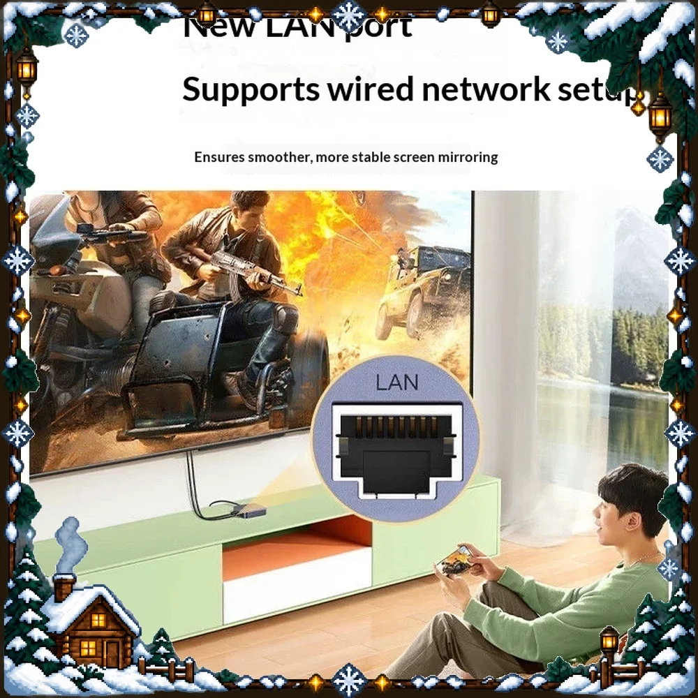 UGREEN CM703-25480 Wireless Presentation System 4K HDMI Wired Wireless Dual Mode for Phone TV