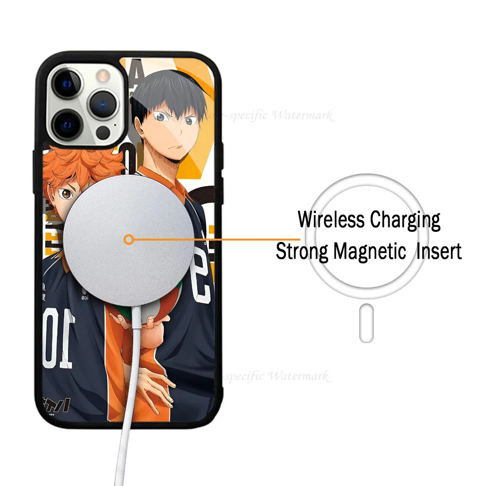 Fundas de teléfono de Anime deportivo h-haikyuu para IPhone 15 14 13 Pro Max 11 12 Mini Alex Mirror TPU Shell