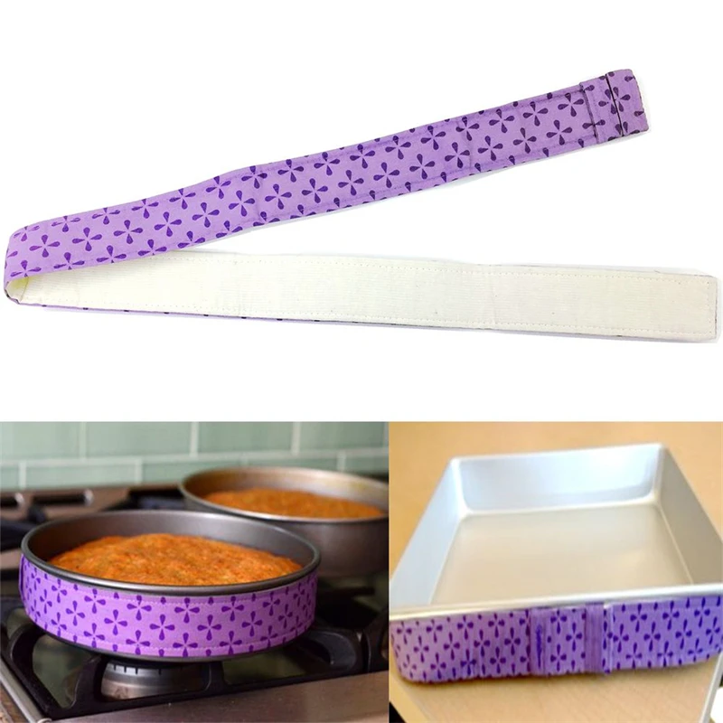 1PCS Cottura Della Torta Stampo Teglia Da Forno Cinghia di Protezione Striscia Anti-deformazione Cottura Della Torta pasteleria accessori Gadget Da Cucina