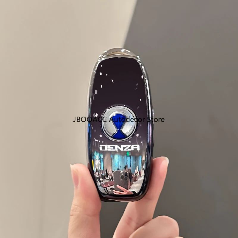 For DENZA D9 N7 X N9 2024 2025 TPU Car Key Case Cover Smart Key Cover Remote Control Shell Car Key Fob Case Protector Keychain - Image 3