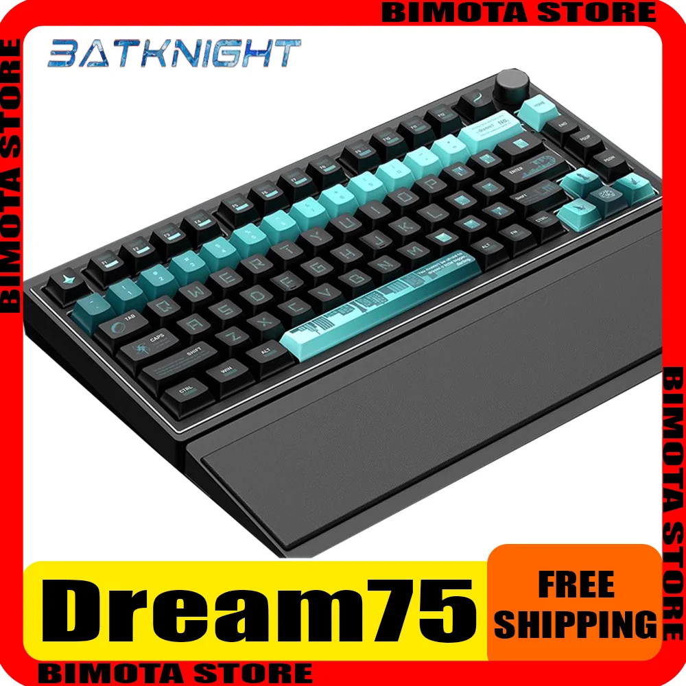 

Batknight Dream75 Magnetic Axis Keyboard Hifi Sound Gaming Esports Ergonomic Mechanical Hot Swappable Support MT DKS SOCD RGB