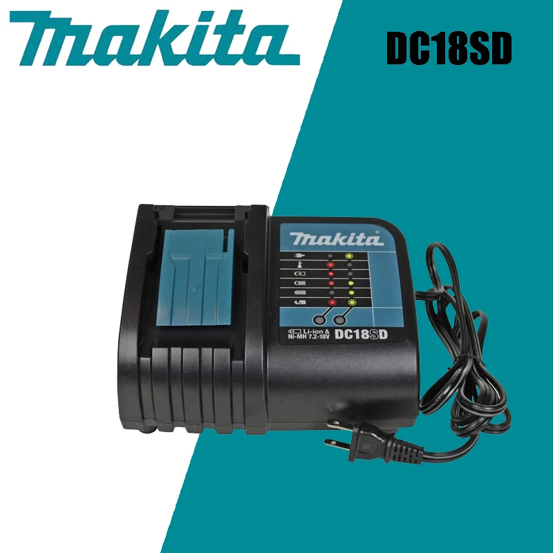 Makita DC18SD Li-ion Original Battery 18V High-Performance Fast Charger Voltage Input 220V