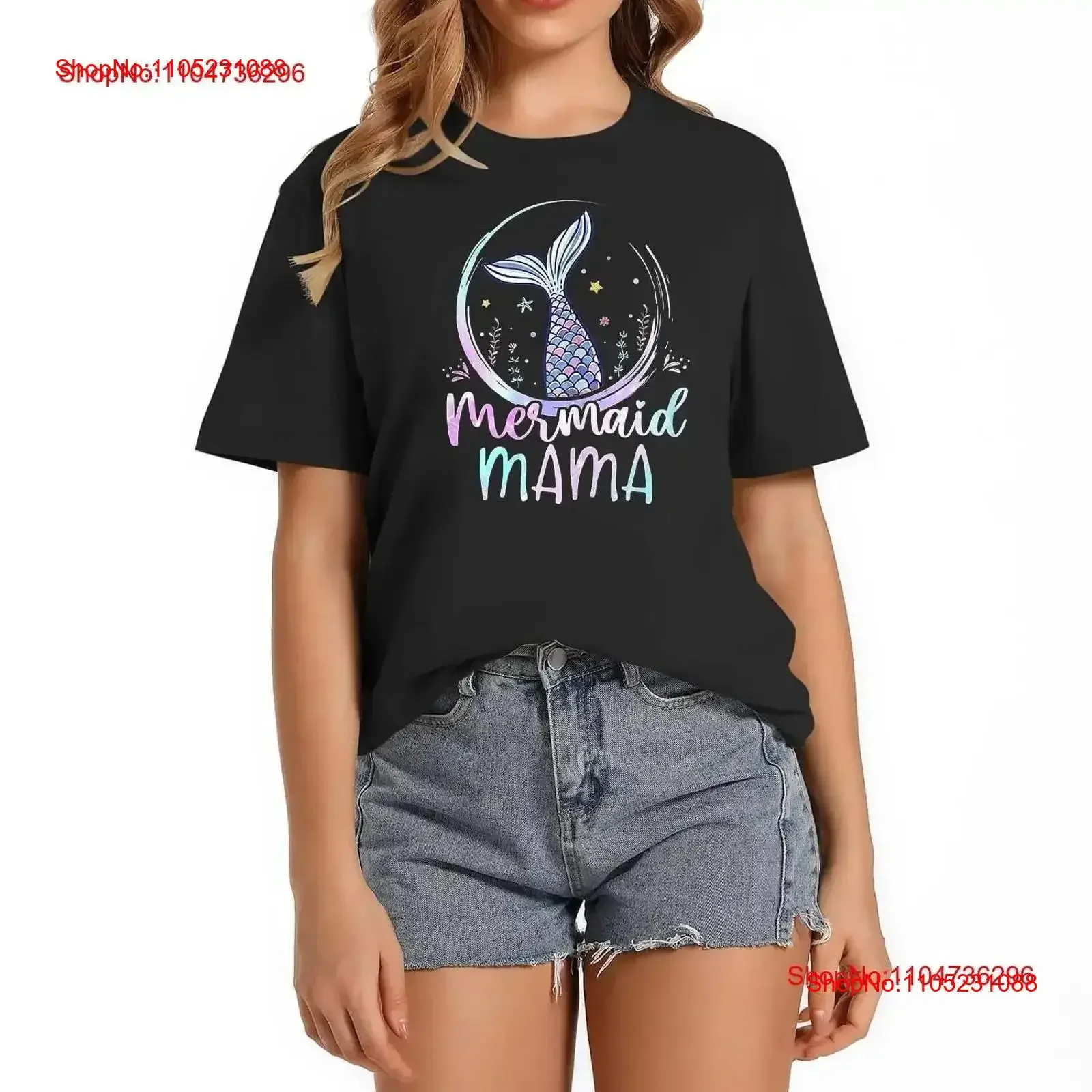 

Women's fish print round neck cotton simple fashion T shirt vintage Washed Versatile designer clothes graphic Slightly vintage