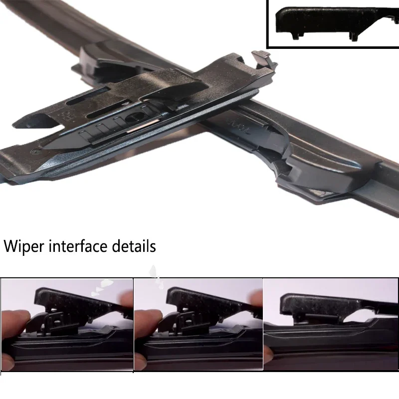 For Renault Arkana SUV 2019 2020 2021 2022 Car Accessories Window Brushes Red Winter Double Rubber Windshield Wiper Blades