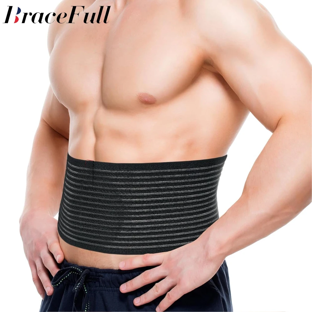 

Umbilical Hernia Belt for Men and Women - Abdominal Support Binder with Compression Pad - for Belly Button Navel Hernia Support