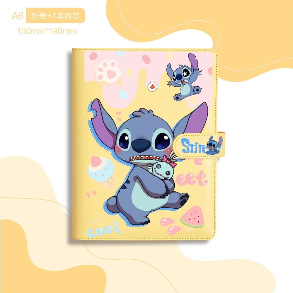 Disney Lilo and Stitch Animation Cartoon Stitch Cute Ledger Cartoon Notebook Face Diary Student Life Page Diary Birthday Gift