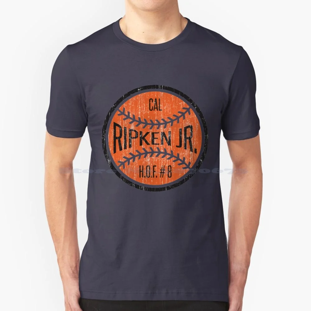 Cal Ripken Jr. Ball T Shirt 100% Cotton Tee