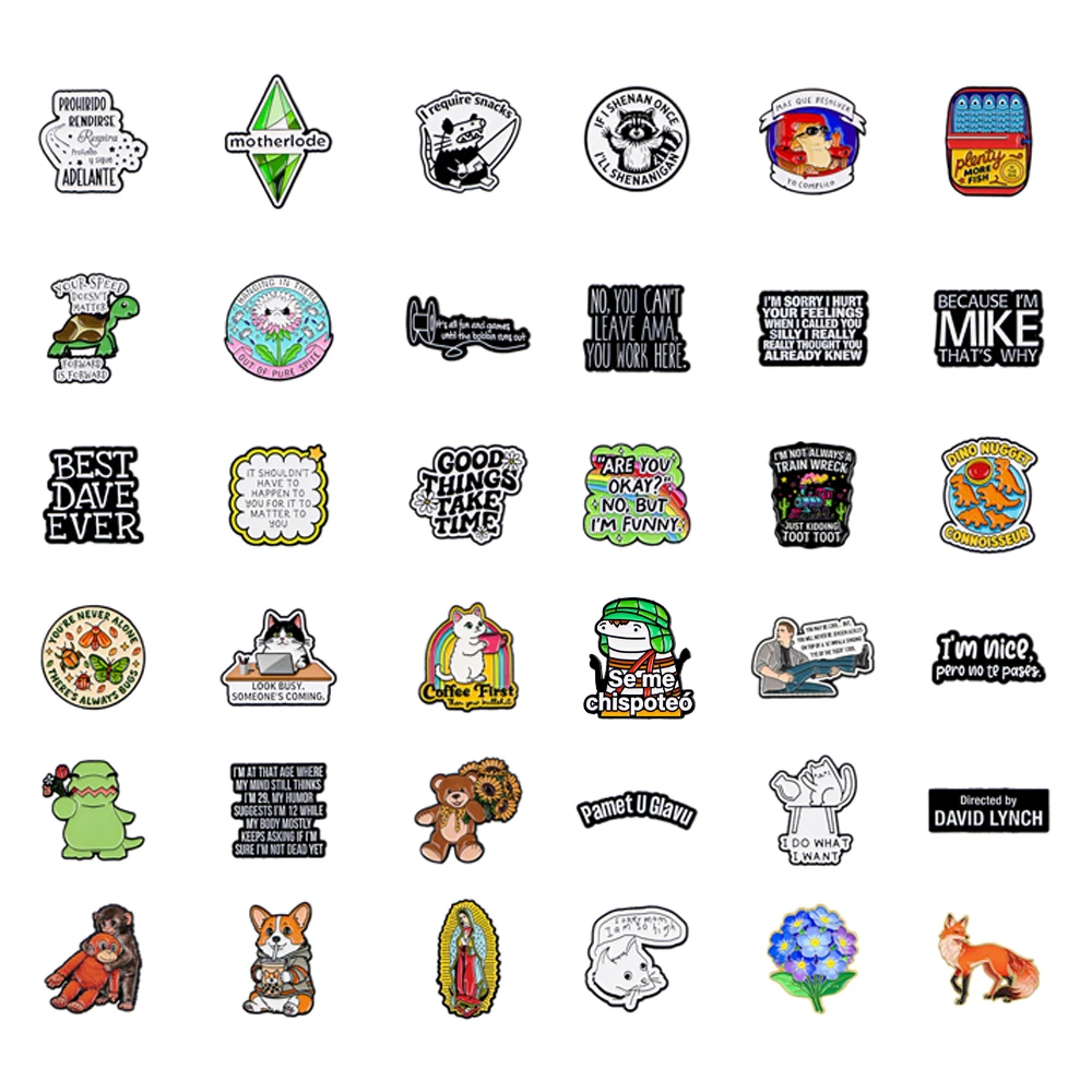 

Mexican Cartoon Enamel Pin Cute Boy Badge On Backpack Lapel Pins Funny Brooches for Jackets Cosplay Accessories Gift Toys