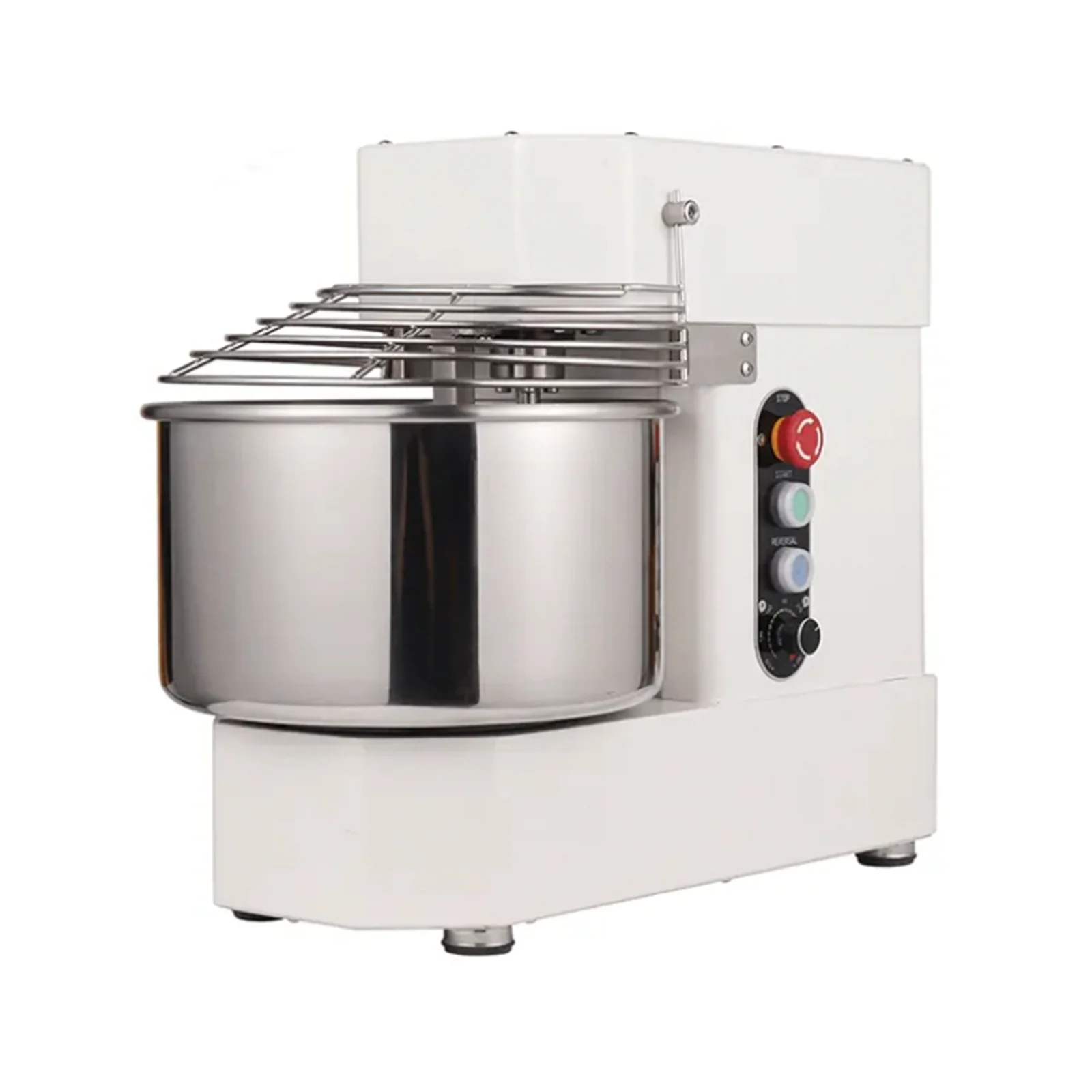 New 15L Commercial Industrial Stainless Steel Spiral Dough Mixer Non-Stick For Noodle & Bread For Baking & Pastry Chef