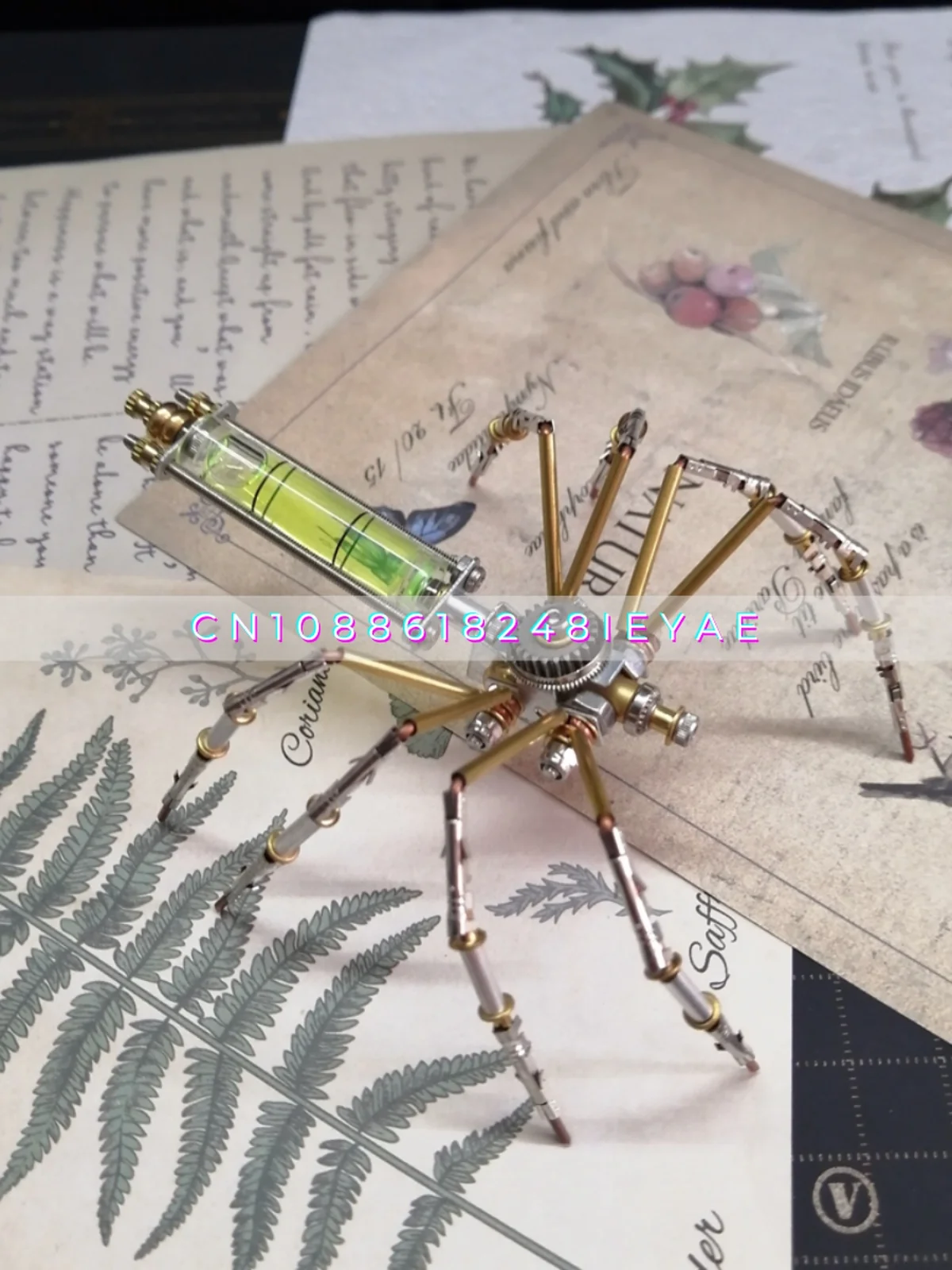 

Cyberpunk Mechanical Spider Assembly Model 3D Three-dimensional Assembly Creative Children's Handmade DIY Holiday Gifts