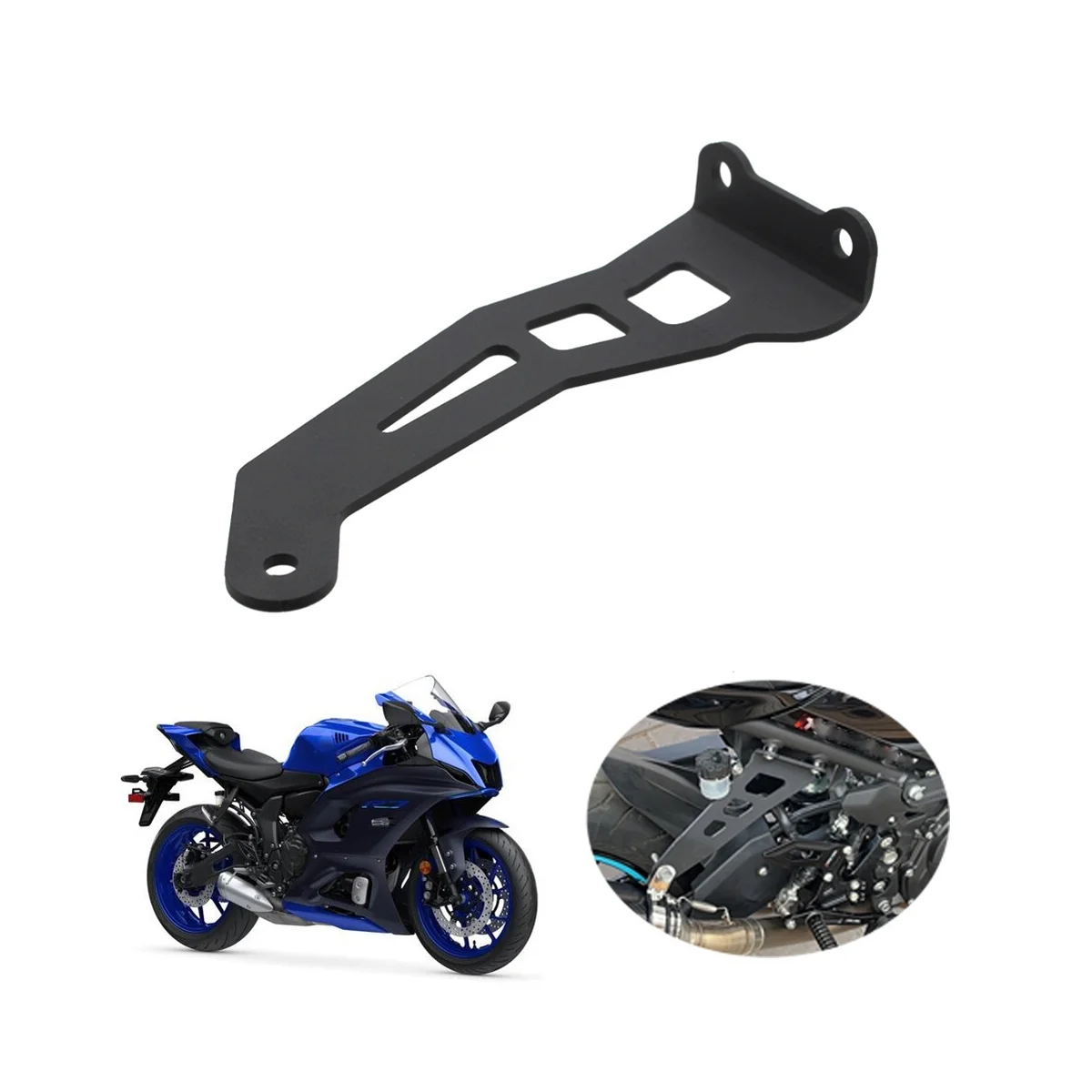 Motocicleta Silenciador Escape Suporte, Kit Hanger para Yamaha YZFR7