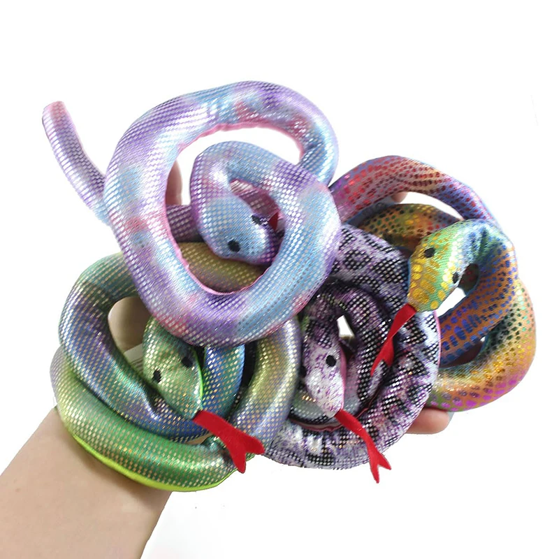 Snake Coiled Sand Filled Animal Toy Various Simulation Snake Plush Heavy Weighted Sandbag Animal Plush Bean Bag Toss Joking Doll