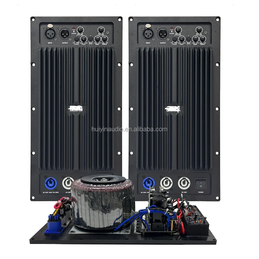 TH750 Power Amplifiers Module 8 Ohm with 750W 4 Ohm with 1200W Small Volume Sound Equipment Amplifiers 15 Inch Active Speakers