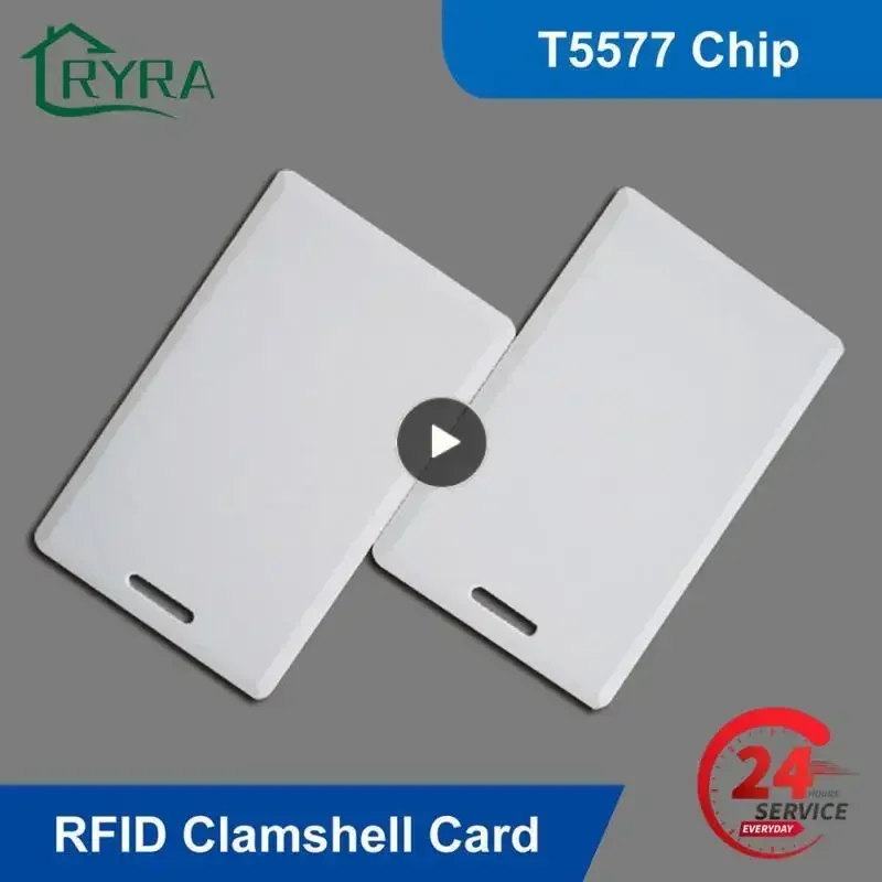 T5577 Пустая карта RFID-чип-карты 125 кГц Копирование перезаписываемая перезаписываемая перезаписываемая дубликация 125 кГц RFID T5577 Записываемая толстая