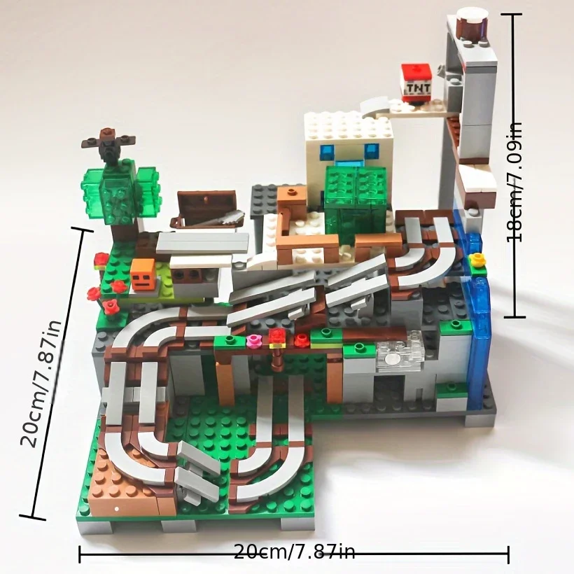 

Набор строительных блоков креативной горной пещеры, игрушка-пазл для декомпрессии, подарок