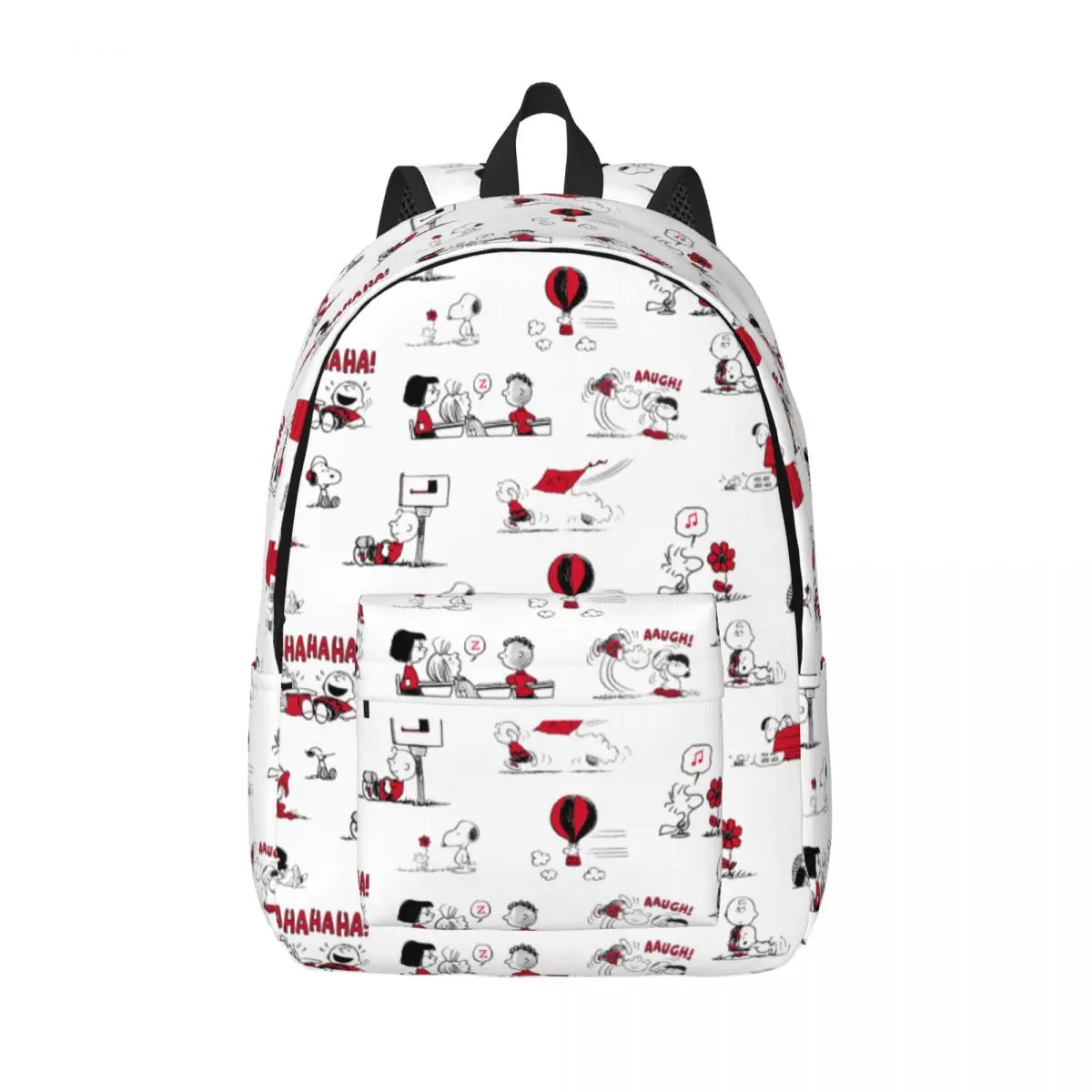 Peanuts Snoopy Cute Cartoon Backpack for Men Women Teenage Student Work Daypack College Canvas Bags Sports