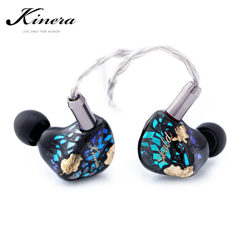 

Kinera Skuld HIFI Wired Best In Ear IEMs Earphones Knowles Premium 5BA Driver Monitors with Detachable 2pin Balanced 4.4mm Cable